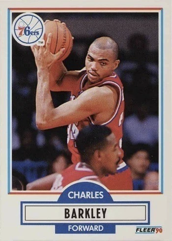 1990 Fleer #139 Charles Barkley Basketball Card
