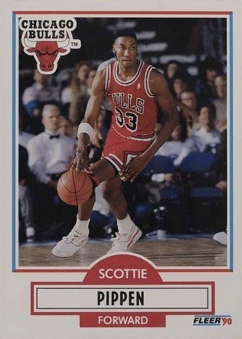 1990 Fleer #30 Scottie Pippen Basketball Card