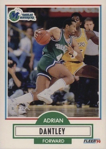 1990 Fleer #39 Adrian Dantley Basketball Card