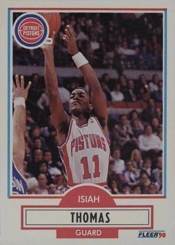 1990 Fleer #61 Isiah Thomas Basketball Card