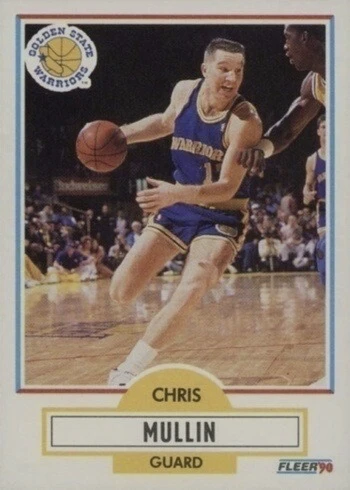 1990 Fleer #66 Chris Mullin Basketball Card