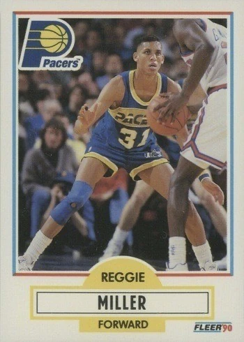 1990 Fleer #78 Reggie Miller Basketball Card