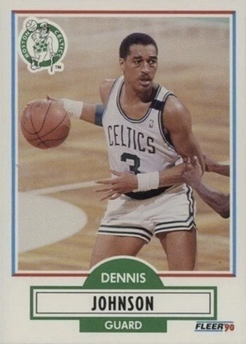 1990 Fleer #9 Dennis Johnson Basketball Card