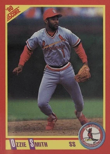 1990 Score #285 Ozzie Smith Baseball Card 1990 Score #285 Ozzie Smith Baseball Card