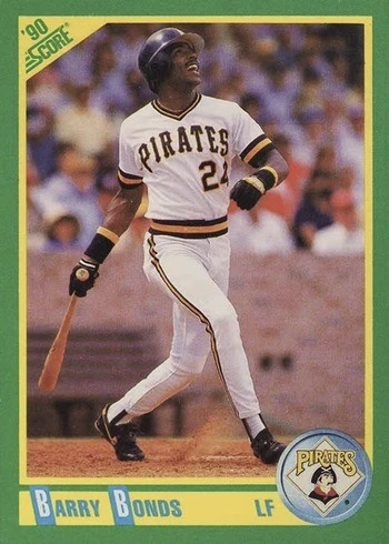 1990 Score #4 Barry Bonds Baseball Card 1990 Score #4 Barry Bonds Baseball Card