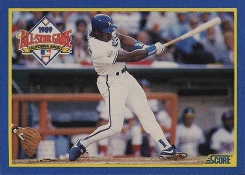 1990 Score #566 Bo Jackson All Star MVP Baseball Card