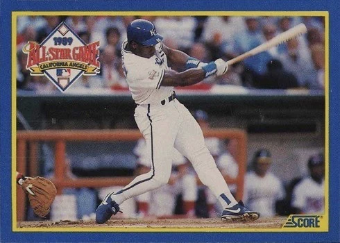 1990 Score #566 Bo Jackson All Star MVP Baseball Card 1990 Score #566 Bo Jackson All Star MVP Baseball Card