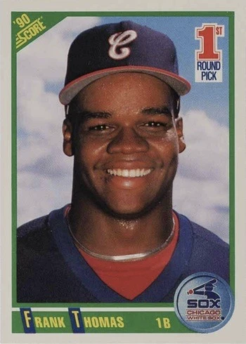 1990 Score #663 Frank Thomas Rookie Card