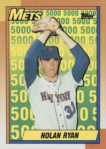 1990 Topps #2 Mets Nolan Ryan Baseball Card
