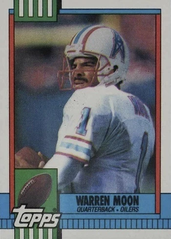 1990 Topps #216 Warren Moon Football Card