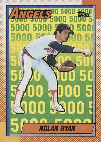 1990 Topps #3 Angels Nolan Ryan Baseball Card
