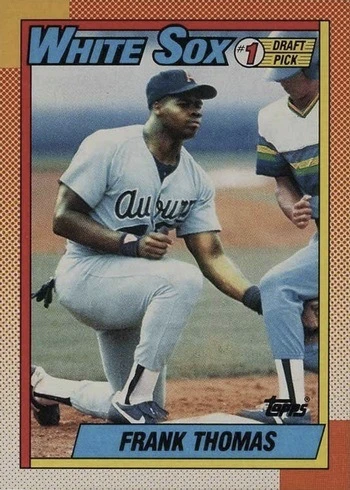 1990 Topps #414 Frank Thomas Rookie Card