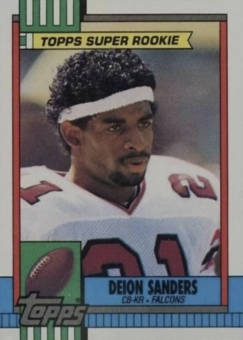 1990 Topps #469 Deion Sanders Football Card