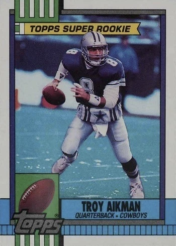 1990 Topps #482 Troy Aikman Football Card