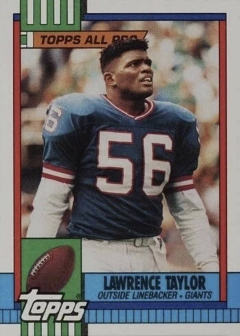 1990 Topps #52 Lawrence Taylor Football Card