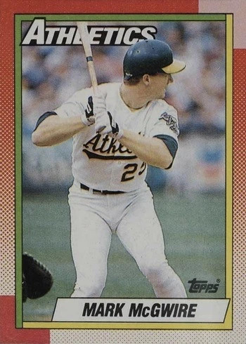 1990 Topps #690 Mark McGwire Baseball Card 1990 Topps #690 Mark McGwire Baseball Card
