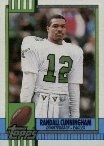 1990 Topps #93 Randall Cunningham Football Card