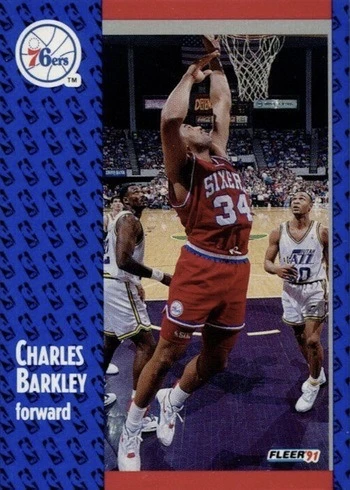 1991 Fleer #151 Charles Barkley Basketball Card