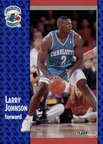 1991 Fleer #255 Larry Johnson Rookie Card