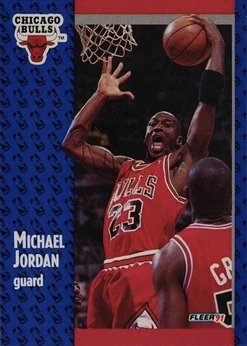 1991 Fleer #29 Michael Jordan Basketball Card