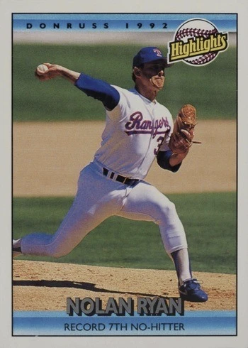 1992 Donruss #154 Nolan Ryan Baseball Card