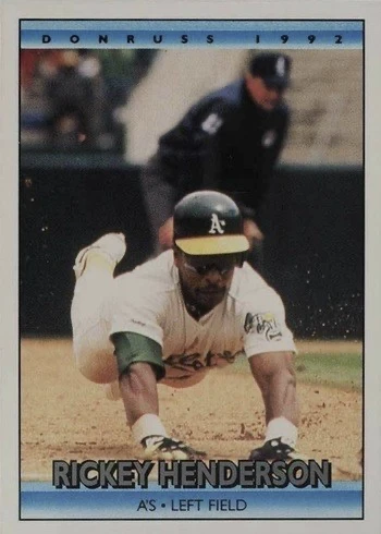 1992 Donruss #193 Rickey Henderson Baseball Card