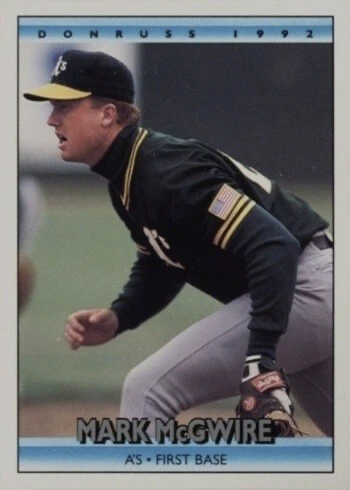 1992 Donruss #348 Mark McGwire Baseball Card