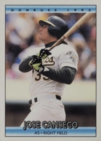 1992 Donruss #548 Jose Canseco Baseball Card