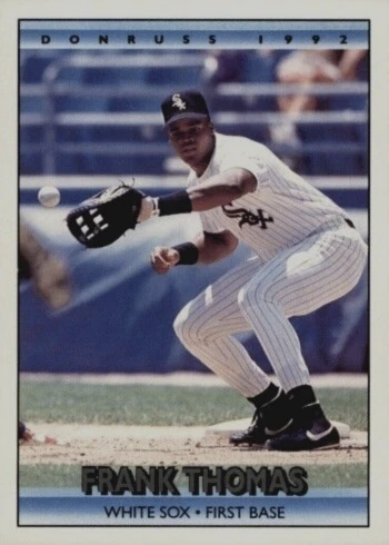 1992 Donruss #592 Frank Thomas Baseball Card