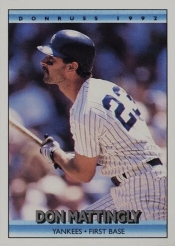 1992 Donruss #596 Don Mattingly Baseball Card
