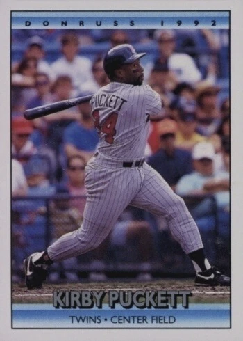 1992 Donruss #617 Kirby Puckett Baseball Card