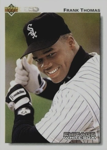 1992 Upper Deck #166 Frank Thomas Baseball Card