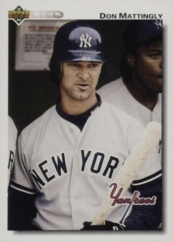 1992 Upper Deck #356 Don Mattingly Baseball Card