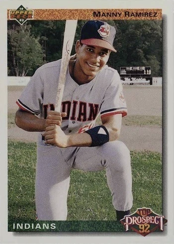 1992 Upper Deck #63 Manny Ramirez Rookie Card
