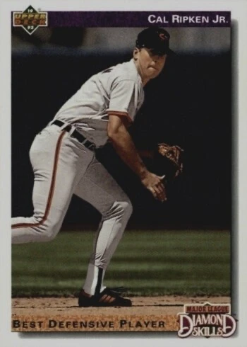 1992 Upper Deck #645 Diamond Skills Cal Ripken Jr. Baseball Card