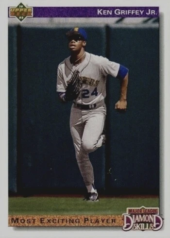 1992 Upper Deck #650 Diamond Skills Ken Griffey Jr. Baseball Card