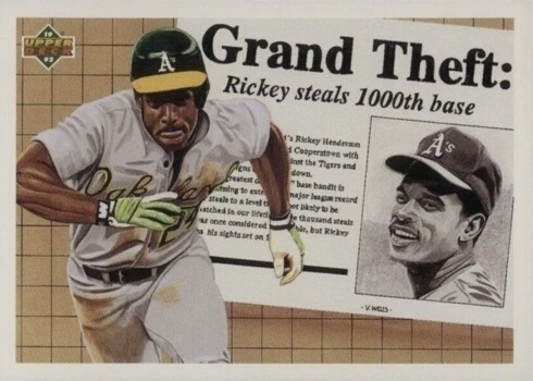 1992 Upper Deck #782 Rickey Henderson Baseball Card