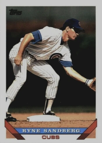 1993 Topps #3 Ryne Sandberg Baseball Card
