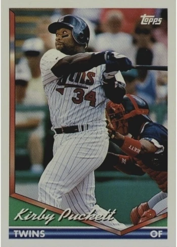 1994 Topps #100 Kirby Puckett Baseball Card