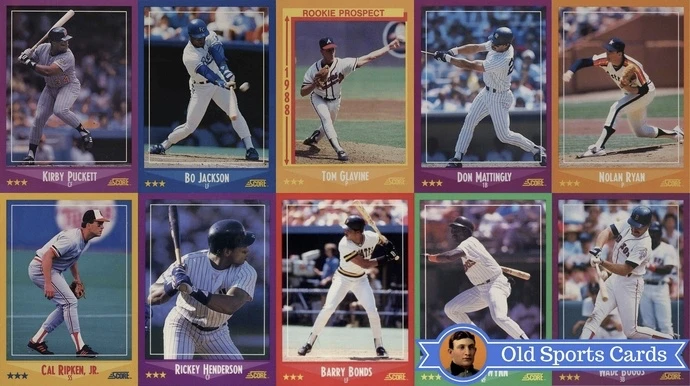 Most Valuable 1988 Score Baseball Cards