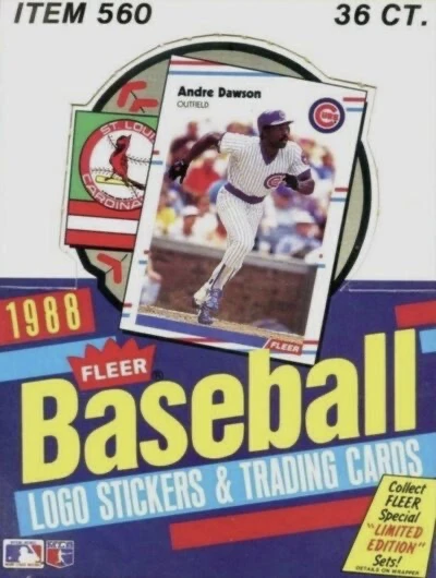 Unopened Box of 1988 Fleer Baseball Cards