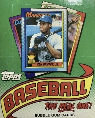 Unopened Box of 1990 Topps Baseball Cards