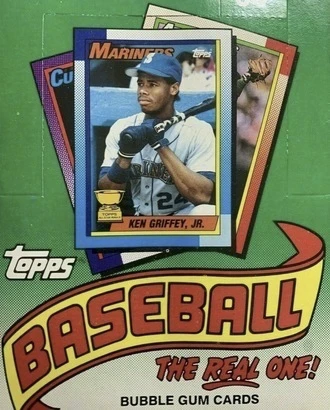 Unopened Box of 1990 Topps Baseball Cards Unopened Box of 1990 Topps Baseball Cards
