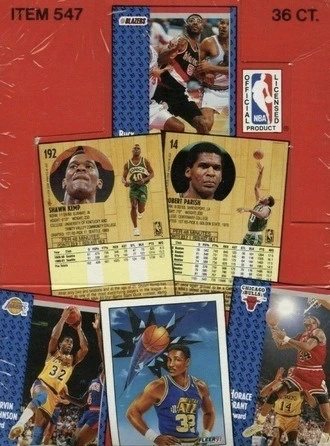 Unopened Box of 1991 Fleer Basketball Cards