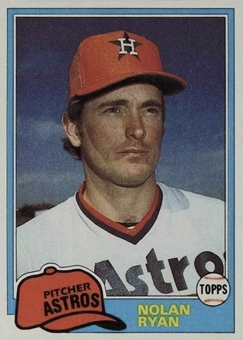 1981 Topps #240 Nolan Ryan Baseball Card 1981 Topps #240 Nolan Ryan Baseball Card