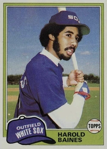 1981 Topps #347 Harold Baines Rookie Card