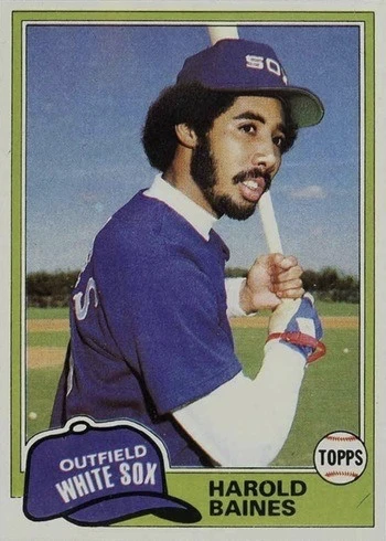 1981 Topps #347 Harold Baines Rookie Card 1981 Topps #347 Harold Baines Rookie Card