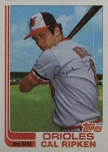 1982 Topps Traded #98T Cal Ripken Jr. Rookie Card 1982 Topps Traded #98T Cal Ripken Jr. Rookie Card