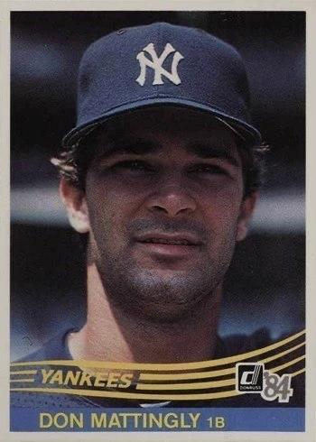 1984 Donruss #248 Don Mattingly Rookie Card 1984 Donruss #248 Don Mattingly Rookie Card
