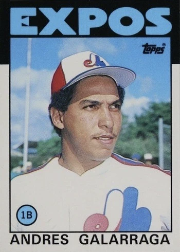 1986 Topps Traded #40T Andres Galarraga Rookie Card